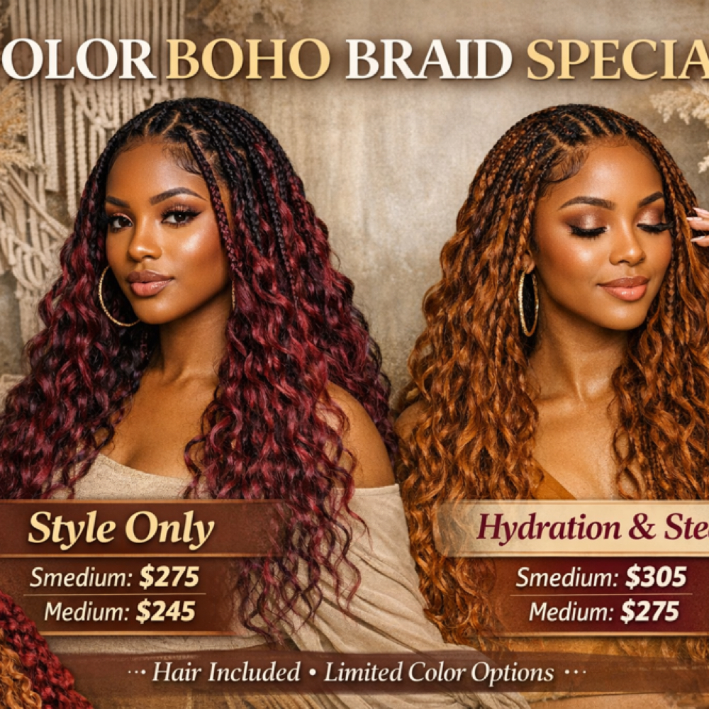 🚨Smedium Color Boho Special🚨 at Crown Theory Studios in Holiday, FL