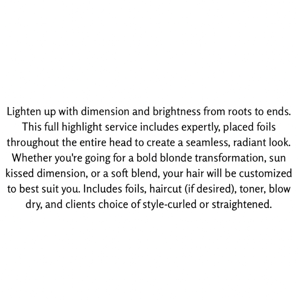 Full Highlight at Studio920 in Burlington, IA