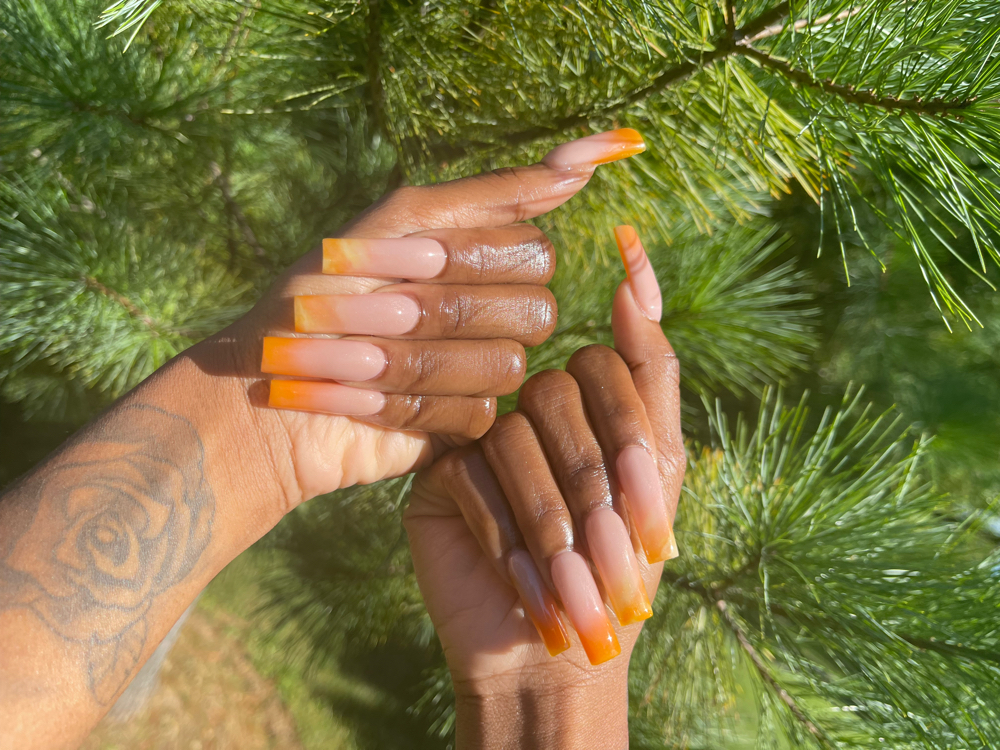 Multicolored Ombre Fullset