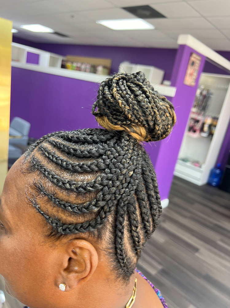 Braided Bun/Ponytail