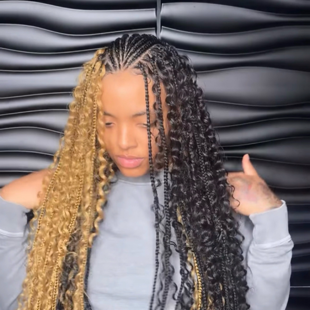 Fulani X Boho Knotless at House Of AKIA LLC in Lithonia, GA