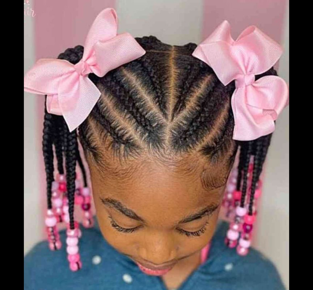 Kids Braided Pig Tails
