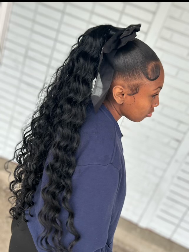 Sleek Ponytail at DEE3 STYLEZ in Milwaukee, WI