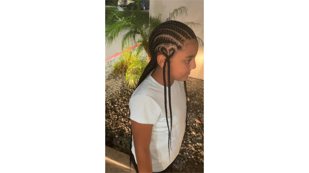 Kids Straight Back Braids