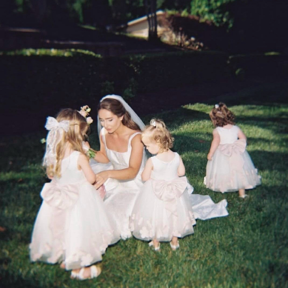 Flower Girl Hair at Ashlee the Cosmo in Dahlonega, GA