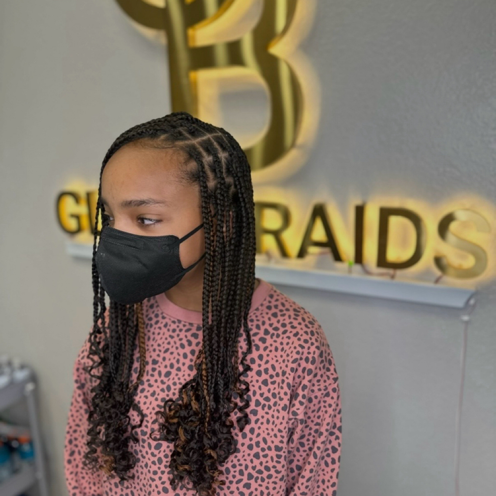 KIDS - KNOTLESS BRAIDS at Glam Braids in Marietta, GA