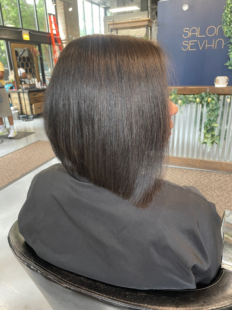 Blowdry + Silk Press