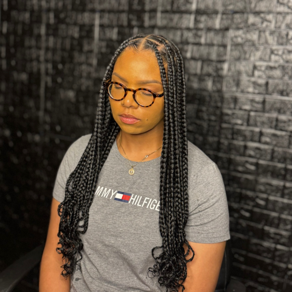 Knotless Braids (ML) at StylezByJazmyne in Oklahoma City, OK