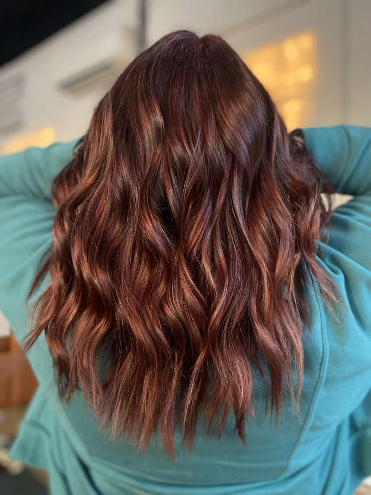 All Over Color With Haircut/Trim