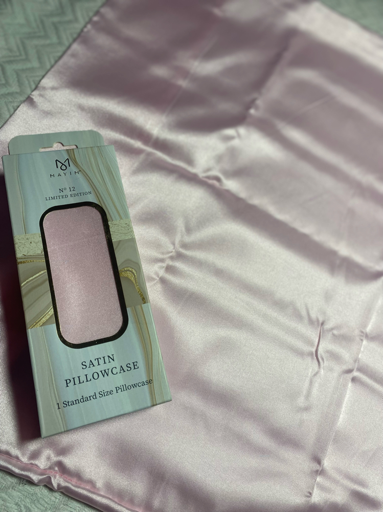 Pink Satin Pillowcase