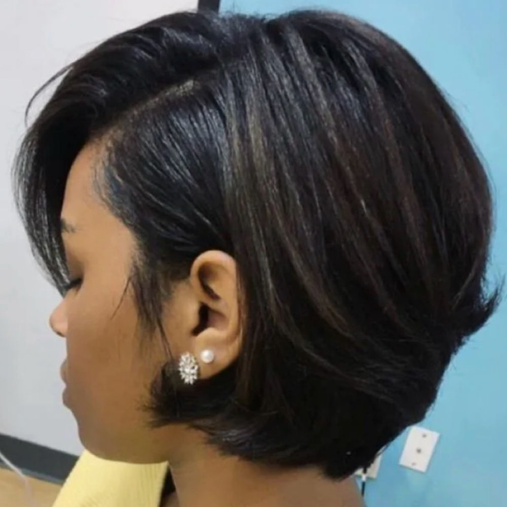 Shampoo/Roller Wrap Styles at Pearls Beauty Studio in Lexington, KY
