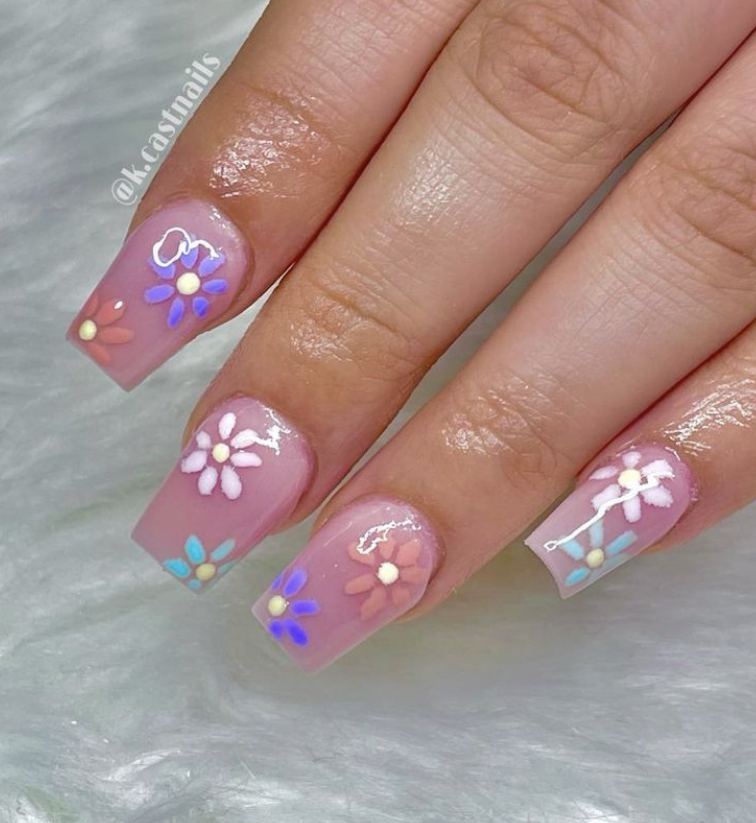 Simple Nail Art Per Nail
