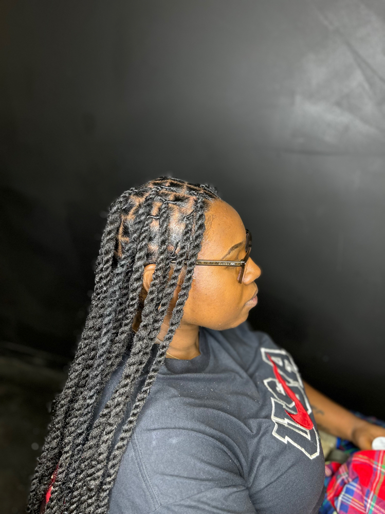 Marley twists over locs
