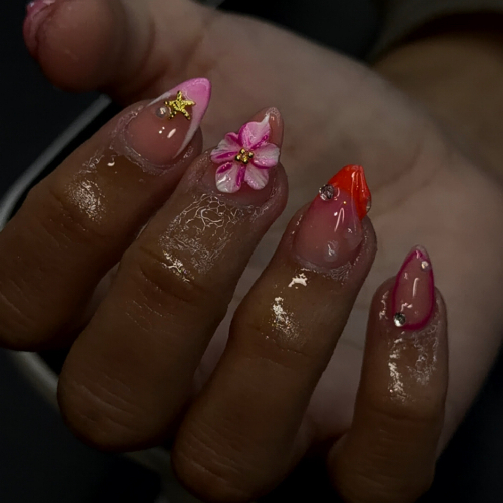 Builder/Hard Gel Mani at Hudson Beauty Salon in Tampa, FL