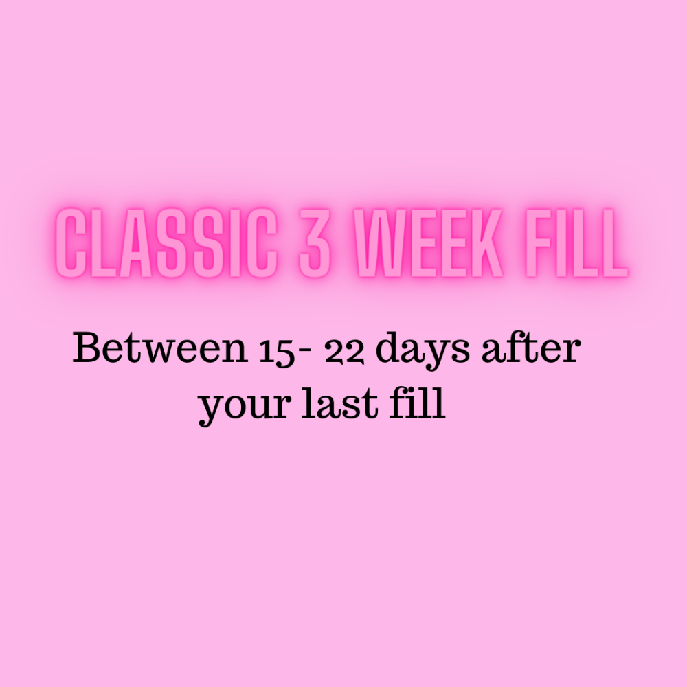 Classic 3 week Fill 15 - 22 days