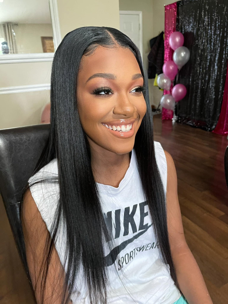 Prom Makeup Application at Brushed in Dallas, TX