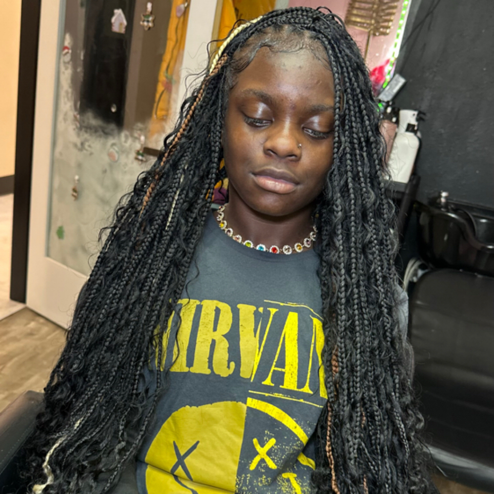 Small Boho Knotless at Crowned By V in Chesapeake, VA