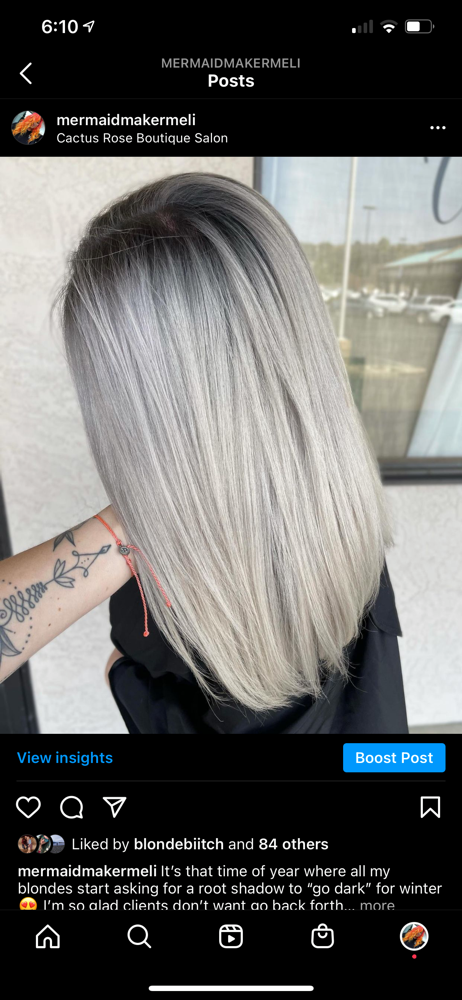 Bleach Root Touch + Root Smudge