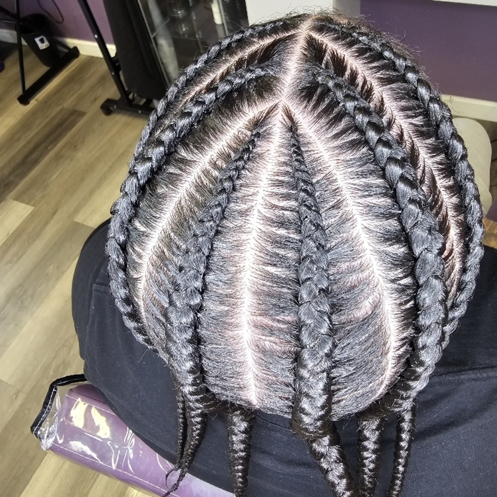 Six Braids at Karshea Hair Salon in Lakeland, FL