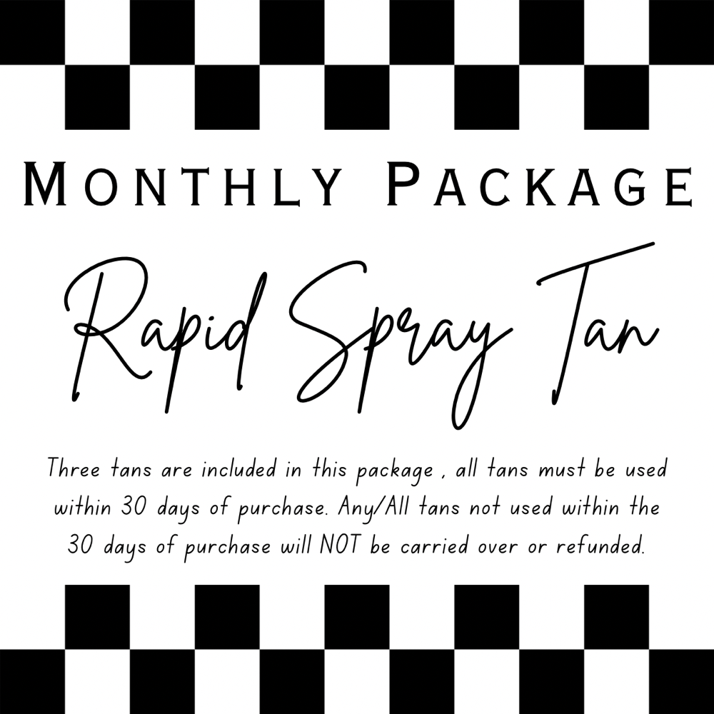 Rapid Spray Tan Monthly Package