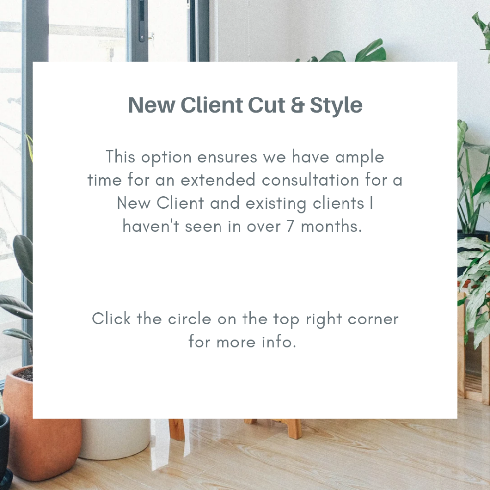 New Client - Cut, Style