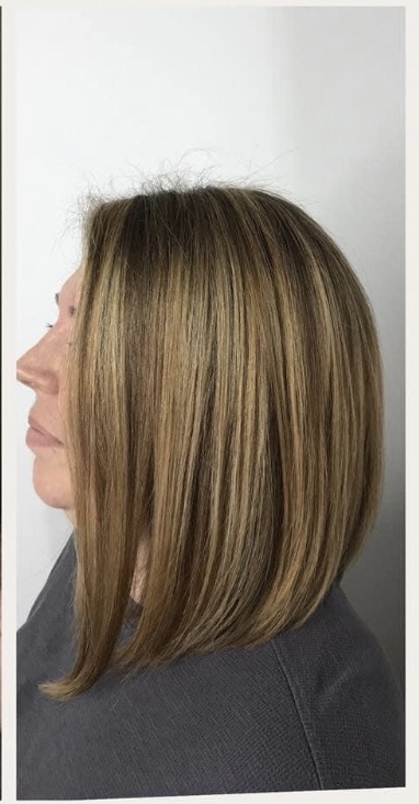 Partial Highlight Haircut and Style