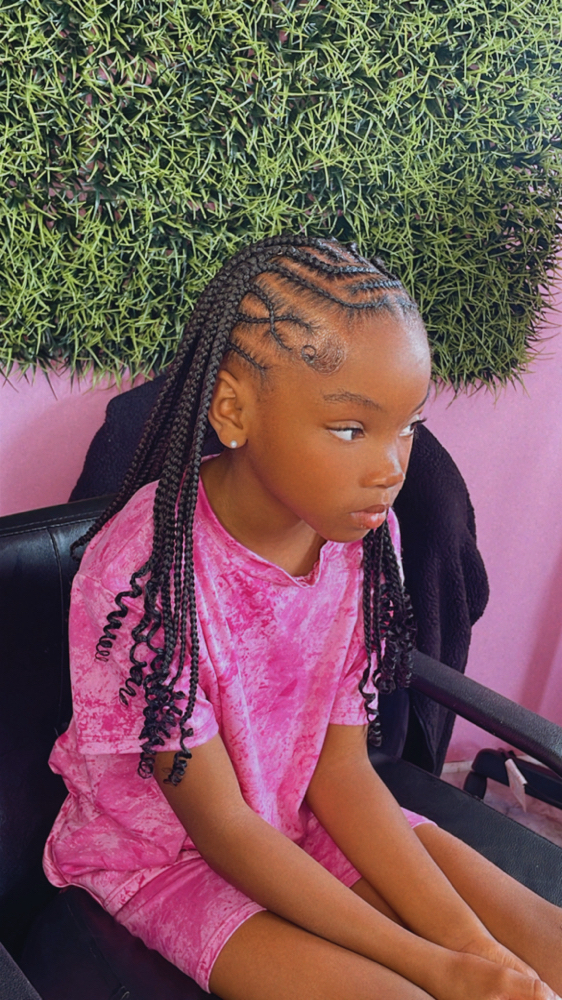 Kids Fulani Braids