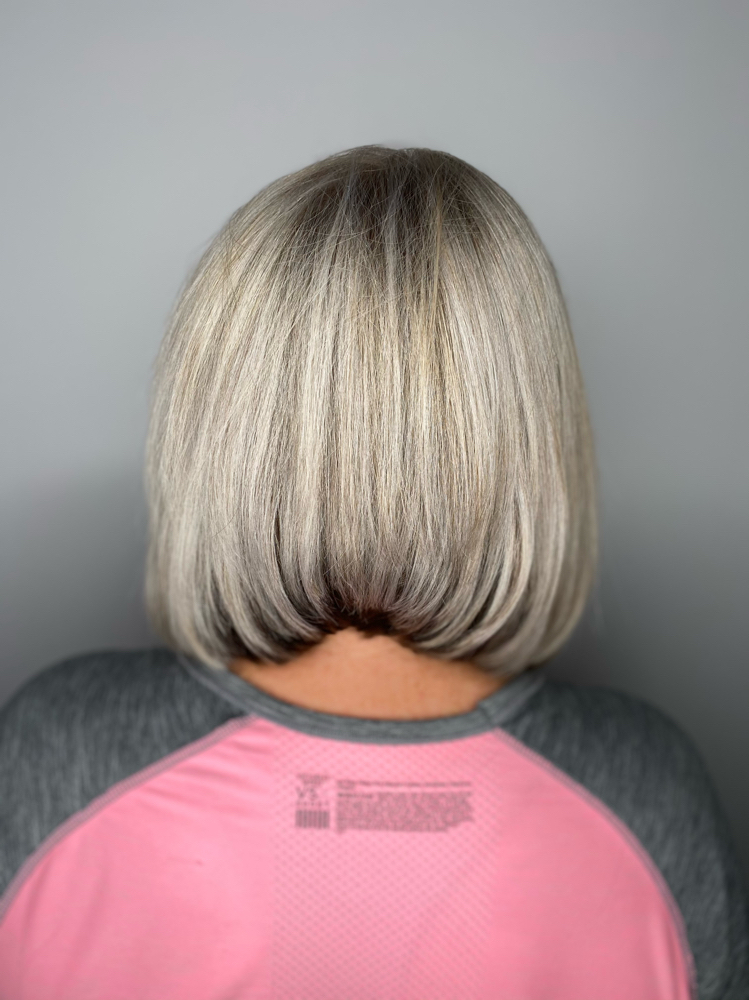 Full Foil Highlights for short hair