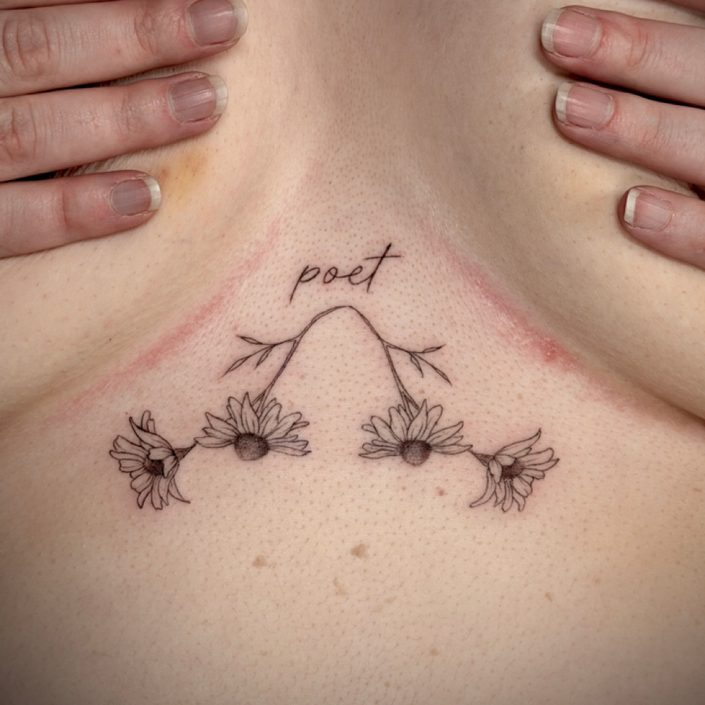 Large Tattoo at Black Rose Brows in Lebanon, PA