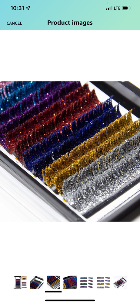 Glitter/stones Lashes