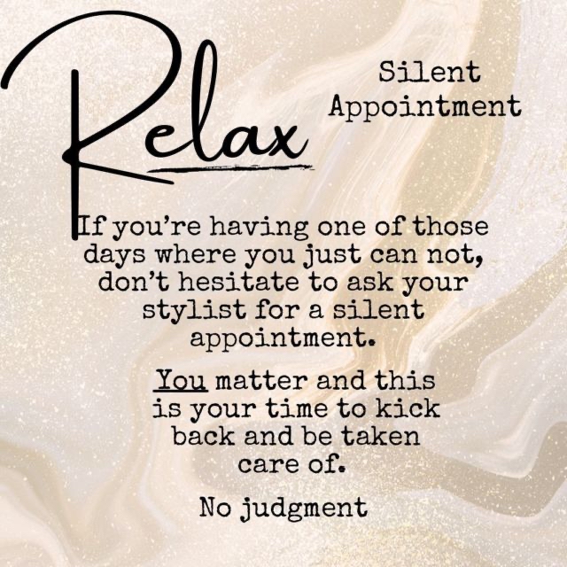 Shhhh Silent Appointment (add on)