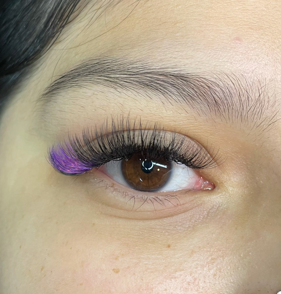 Colored Lashes add on
