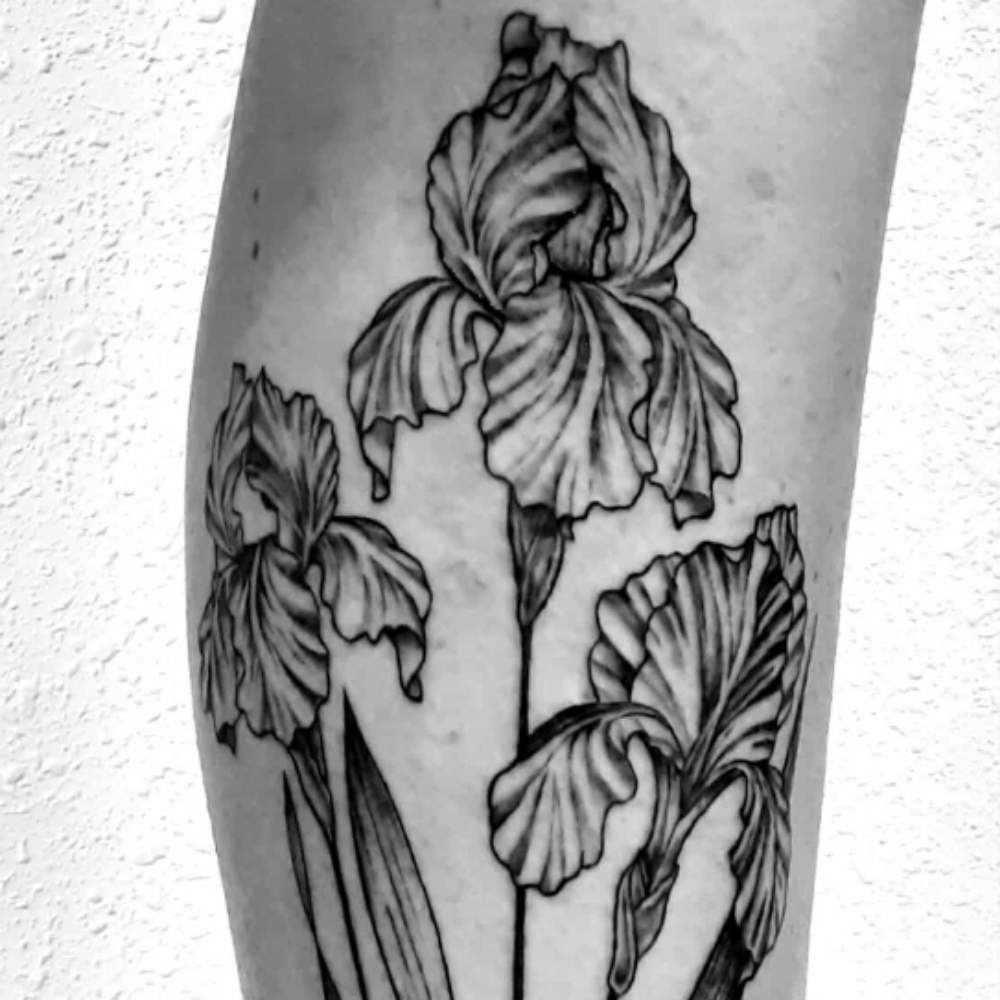 4 Hour Floral Tattoo at KG Art & Ink in Jefferson City, MO