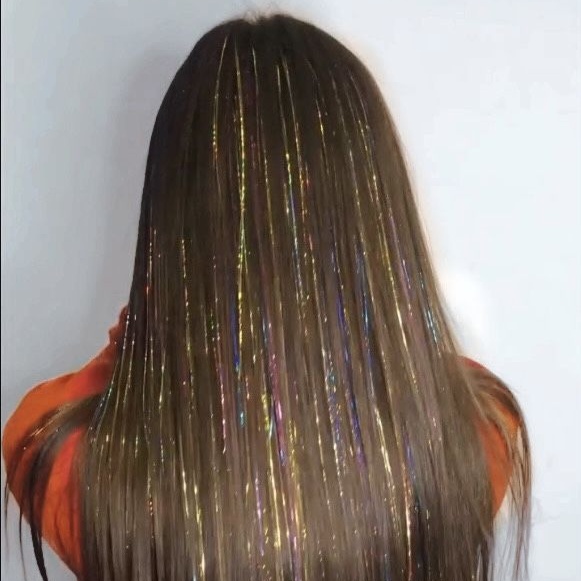 Goddess Glitter hair tinsel at BeaUnique Spa & Aesthetics, LLC in Ruskin, FL
