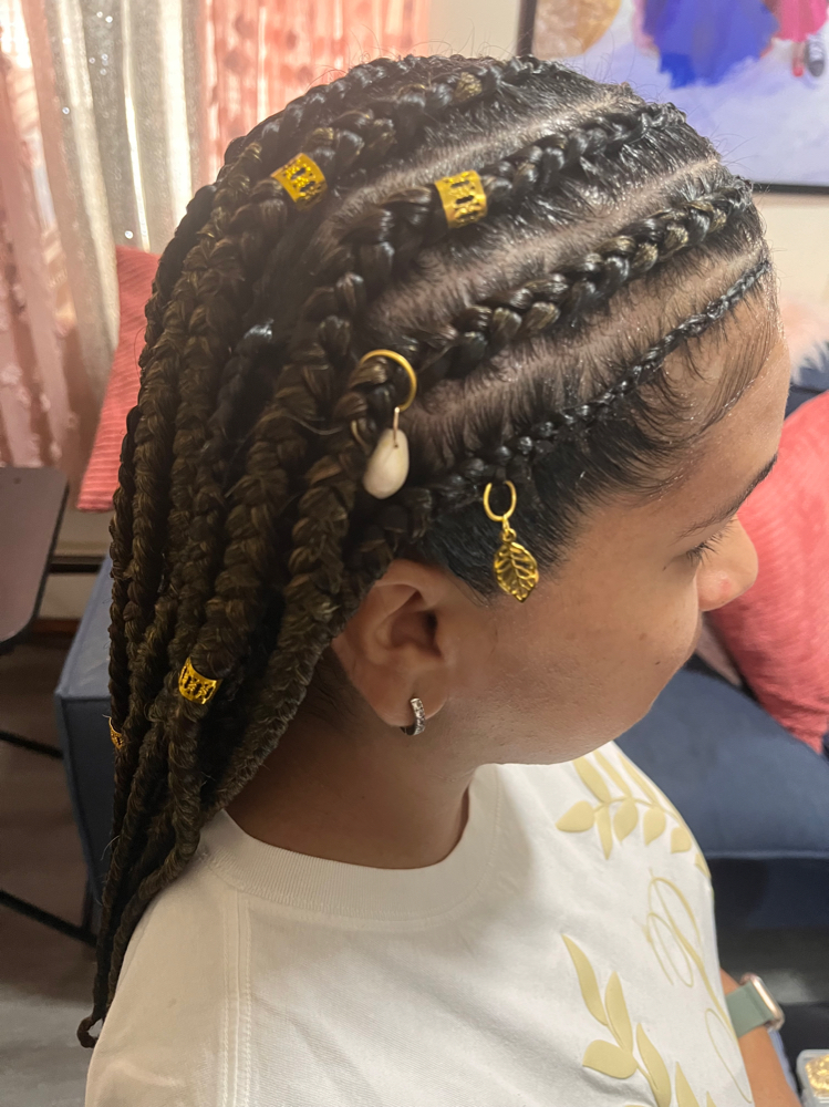 Fulani Knotless Braids
