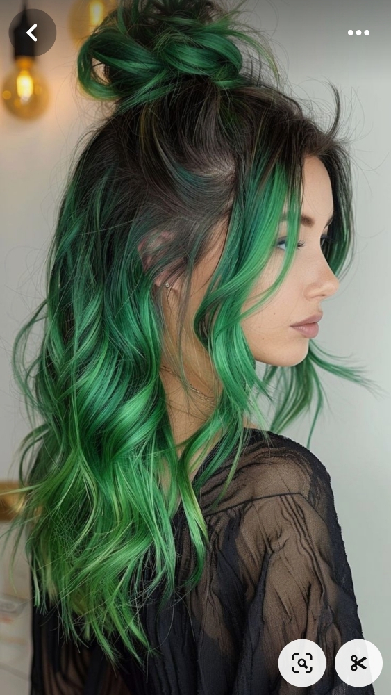 Fashion Color and Haircut
