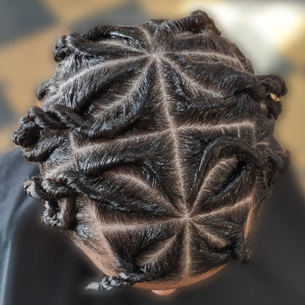 Manbun Double Strand Twist (Large)