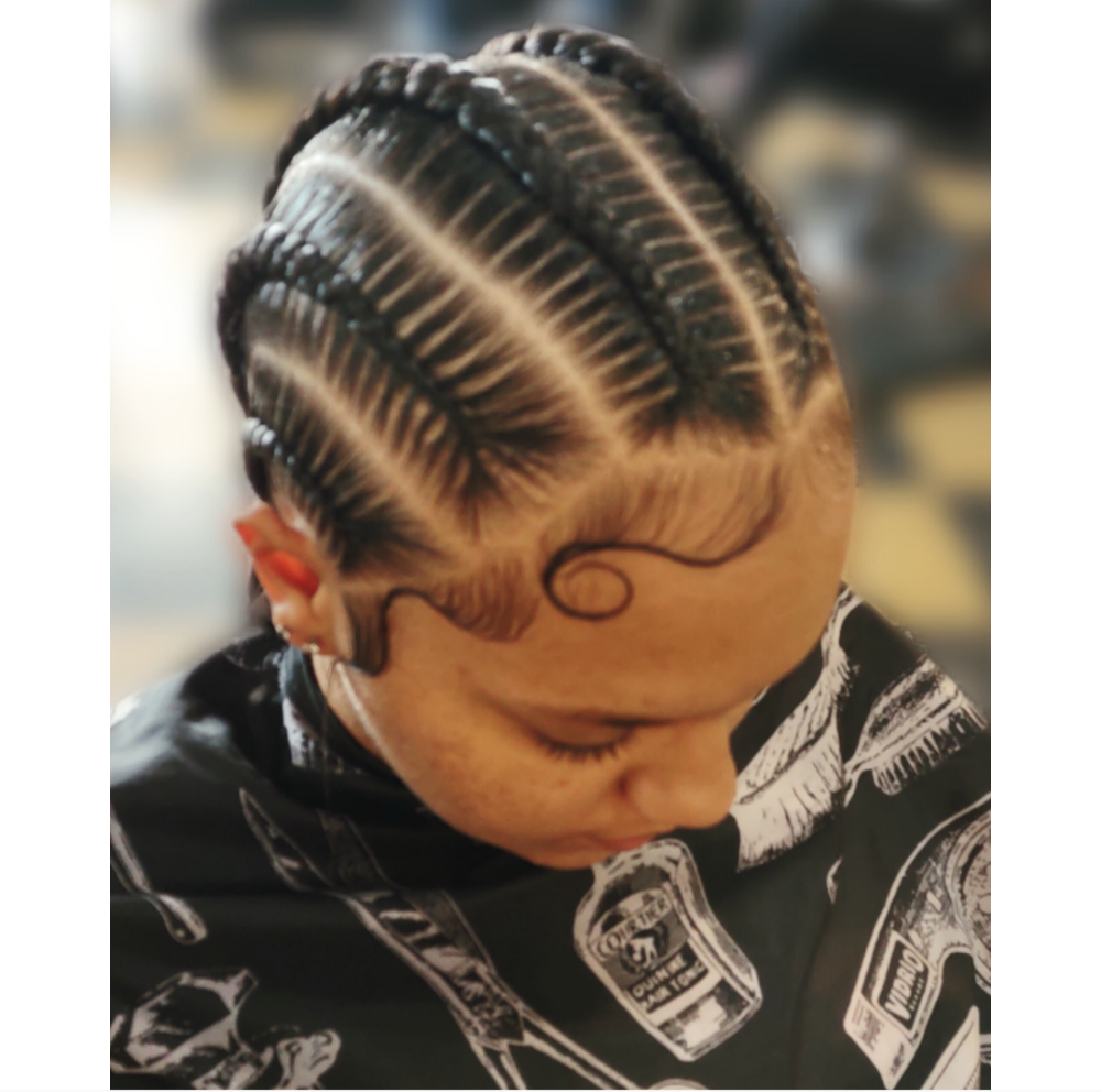 6 Braids Feedins ( NO DESIGN)