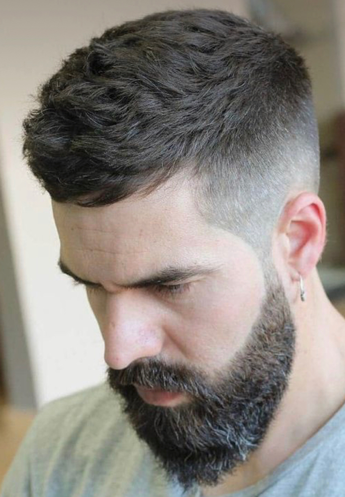 Men’s Haircut With Beard Trim