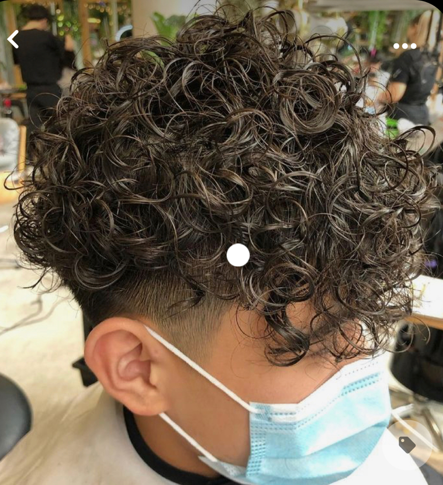 Men’s Perm, Includes Cut