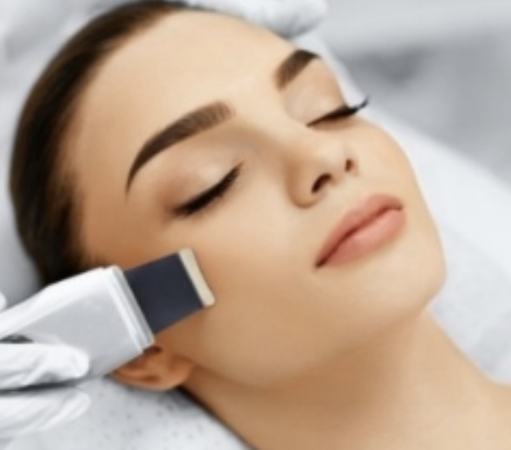 Ultrasonic spatula facial