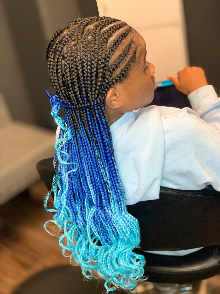Fulani Knotless Braids  52 Inch