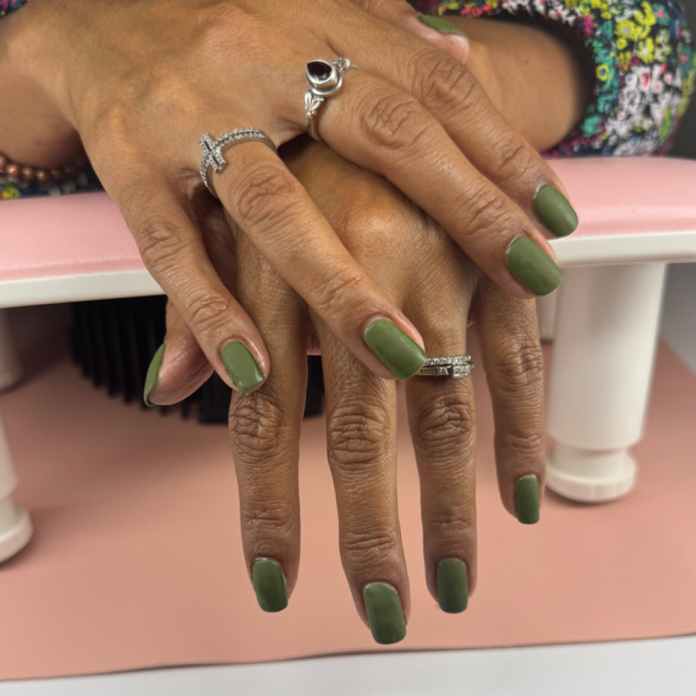 Nail overlay at SK Allure Experience in Norfolk, VA