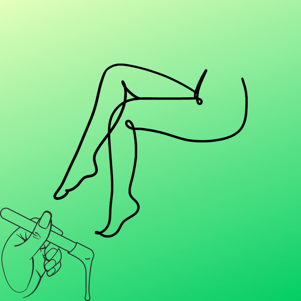Women's Half Legs Wax