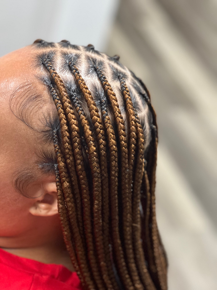 Medium Knotless Braids