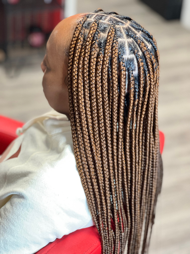 Medium Knotless Braids