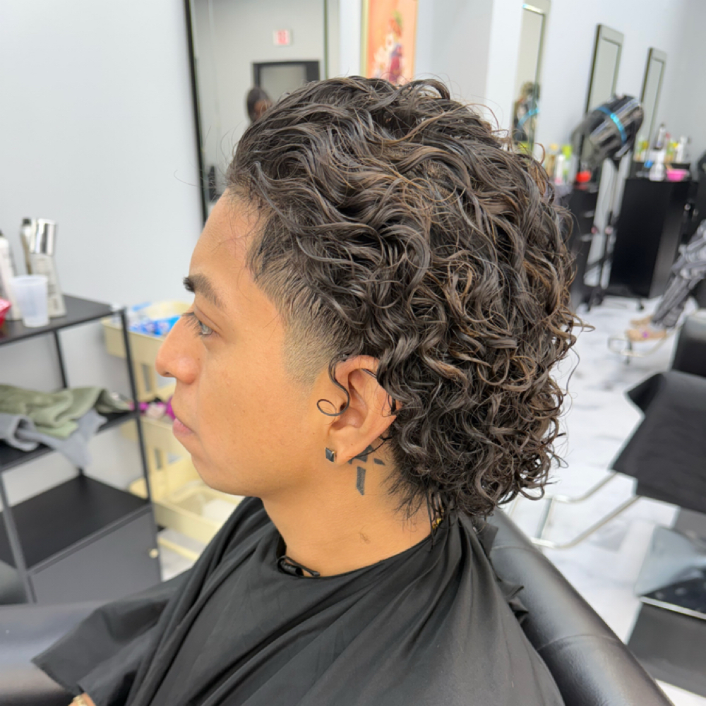 Perm at Reyes Styles Barbershop & Salon in Salisbury, MD