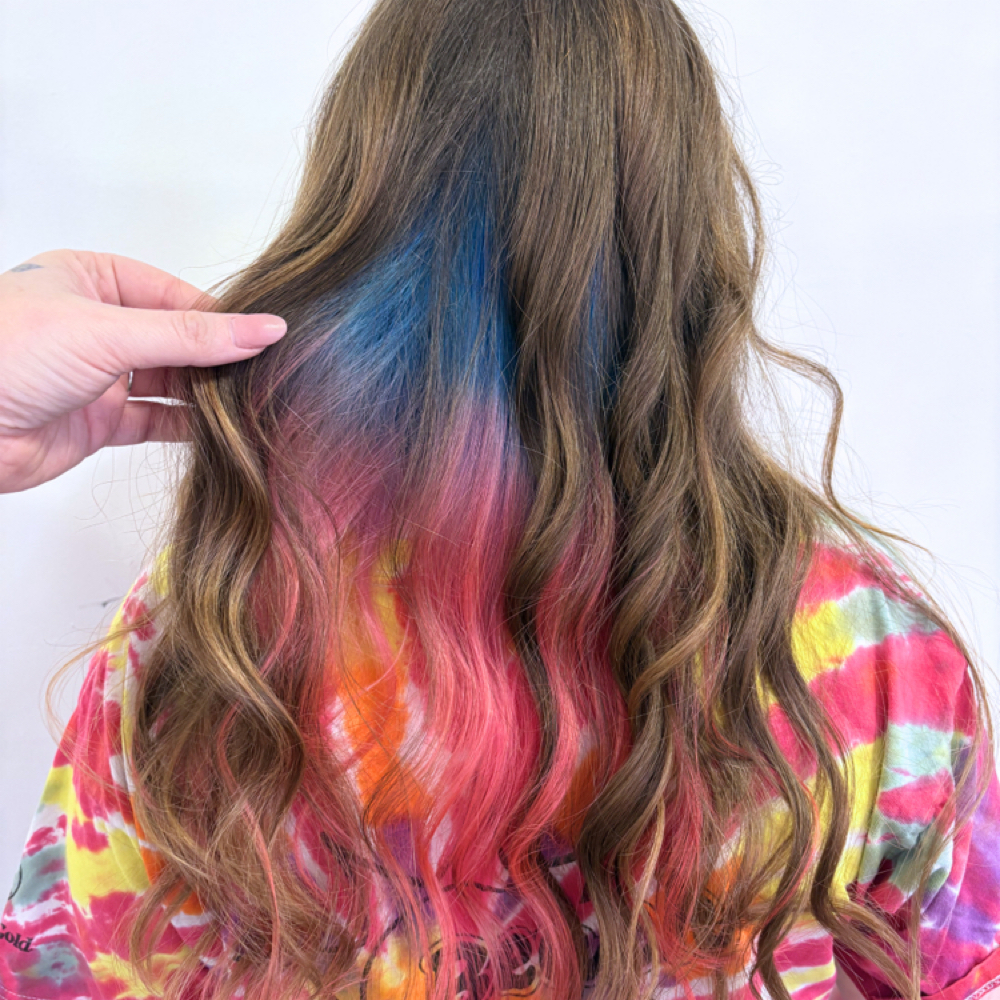 Vivid Peek A Boo w/ Bleach- Kayla at Salon 31 in Huntington, WV