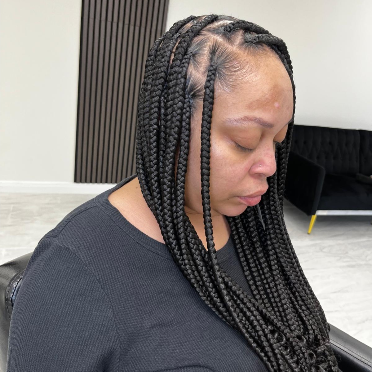 Large Knotless Braids at Tachadam in Cypress, TX