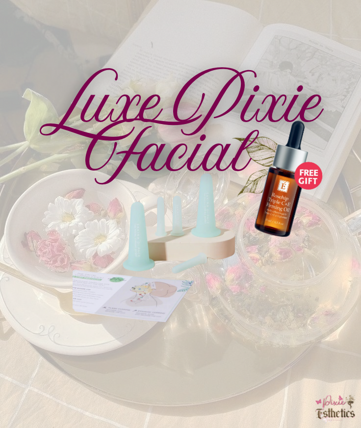 Luxe Pixie + facial Cupping